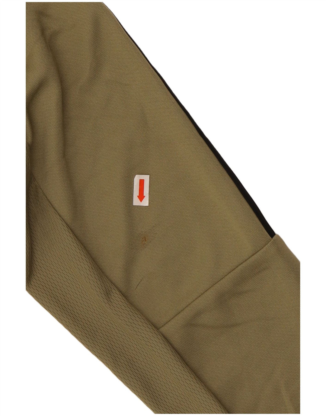 ADIDAS Mens Aeroready Tracksuit Top Jaqueta Pequena Cáqui Poliéster