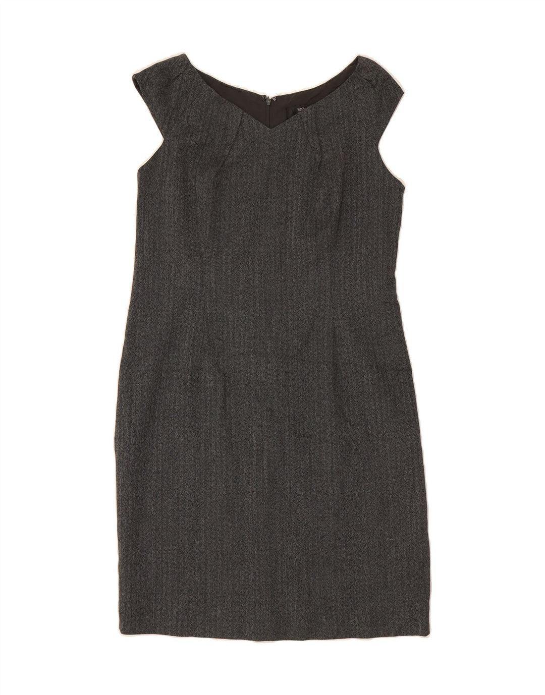 MOSSIMO Womens Sleeveless Sheath Dress US 16 2XL Grey Herringbone Vintage Mossimo and Second-Hand Mossimo from Messina Hembry 