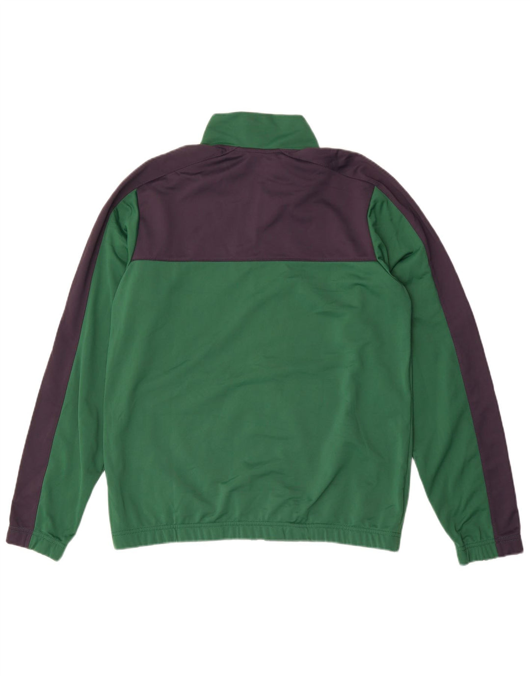 Nike Mens Tracksuit Top Jacket Médio Verde Colorblock Poliéster