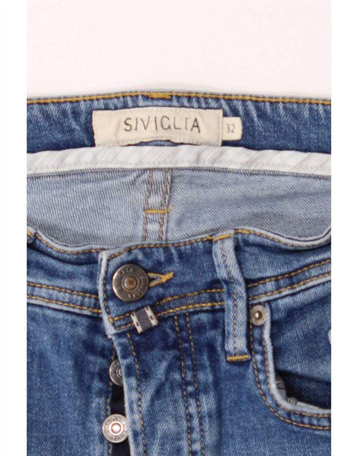 SIVIGLIA Mens Slim Jeans W32 L30 Azul