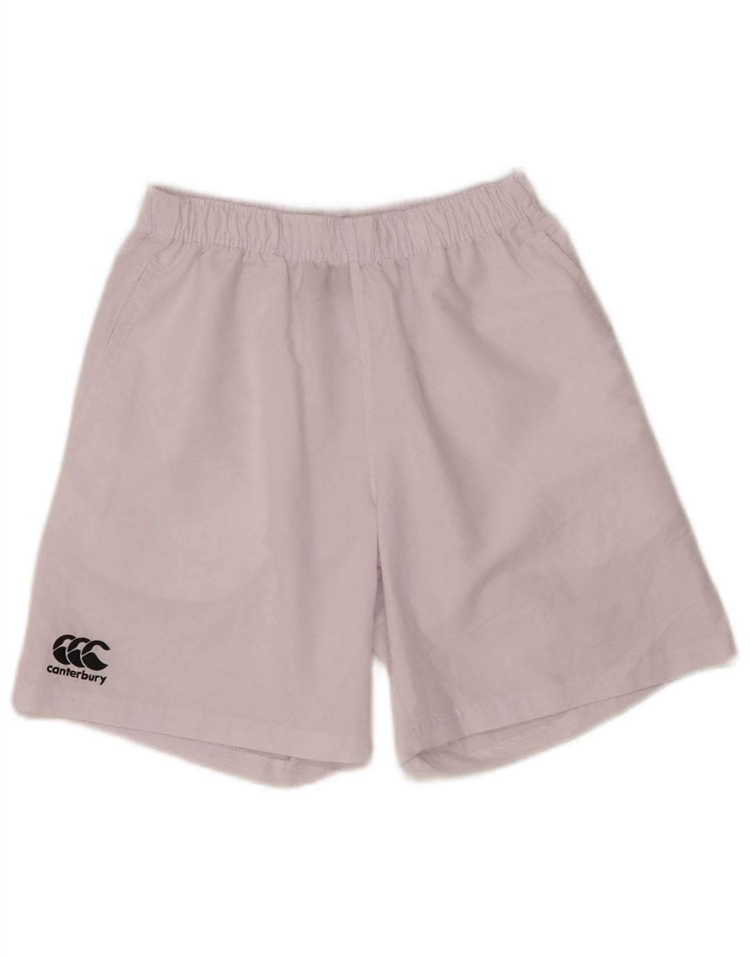 Canterbury Mens Sport Shorts Pequeno Poliéster Branco