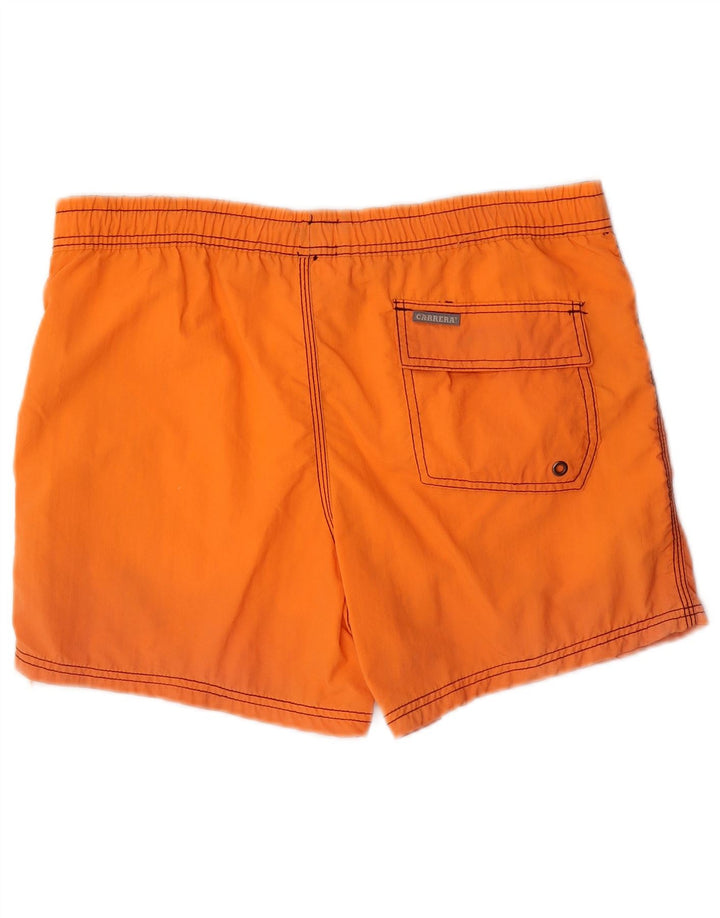 Shorts de natação masculino Carrera Graphic laranja médio poliamida