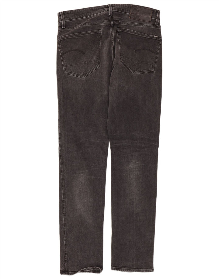 Calça jeans masculina G-STAR 3301 Slim Tapered W34 L34 cinza