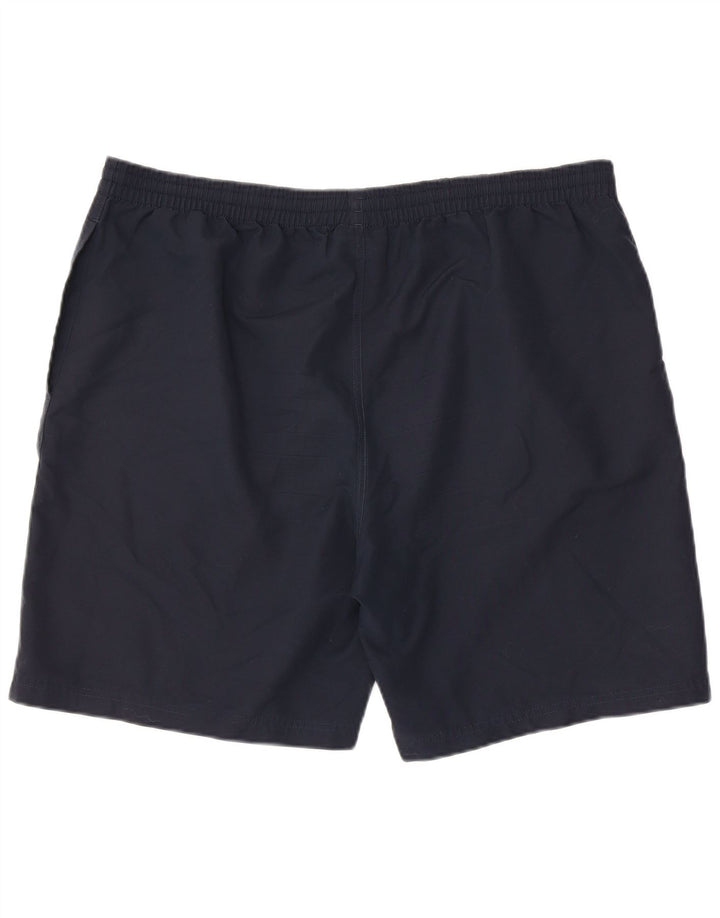 Shorts esportivos masculinos Reebok XL azul marinho poliéster