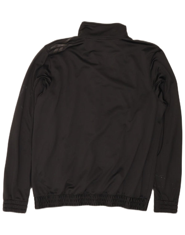 REEBOK Mens Graphic Tracksuit Top Jaqueta Médio Poliéster Preto