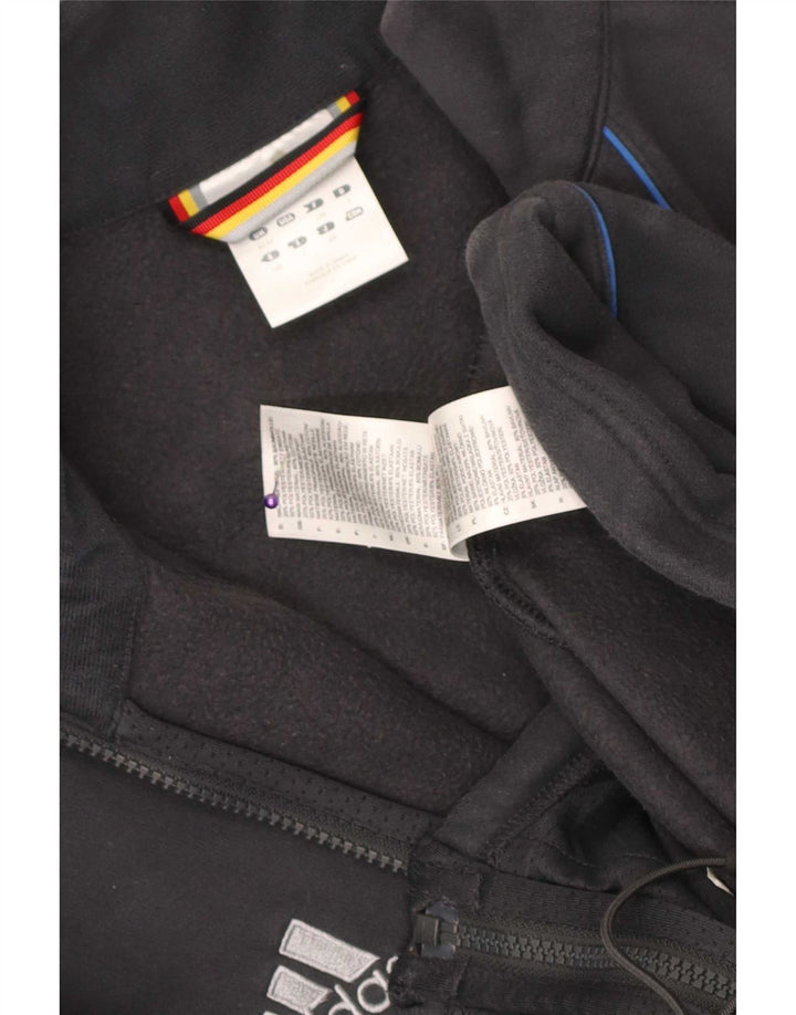 Adidas Mens Tracksuit Top Jacket UK 42/44 Grande Cinza Algodão