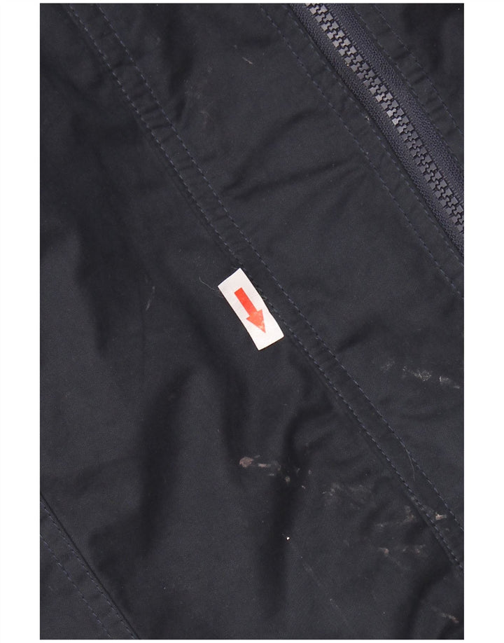 Jaqueta masculina Superdry com capuz Sherpa Parka Reino Unido 38 poliéster azul marinho médio