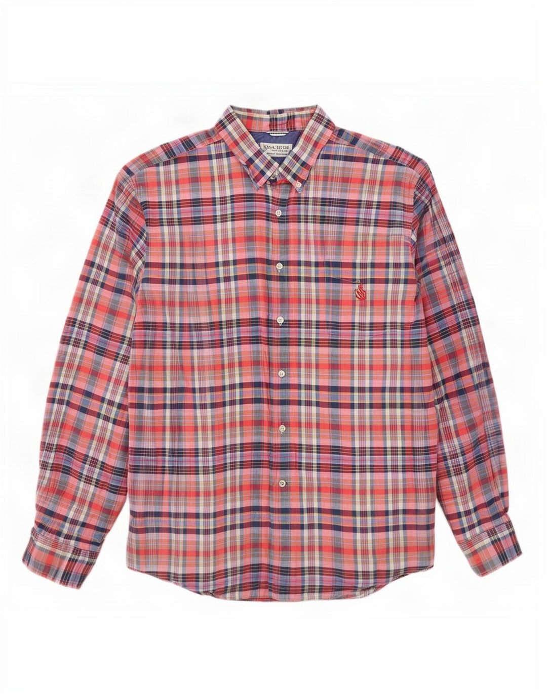 Camisa masculina de flanela Nautica Heritage 2XL algodão xadrez multicolorido