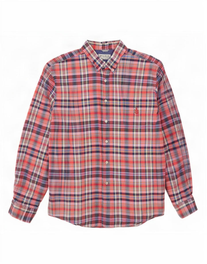 Camisa masculina de flanela Nautica Heritage 2XL algodão xadrez multicolorido