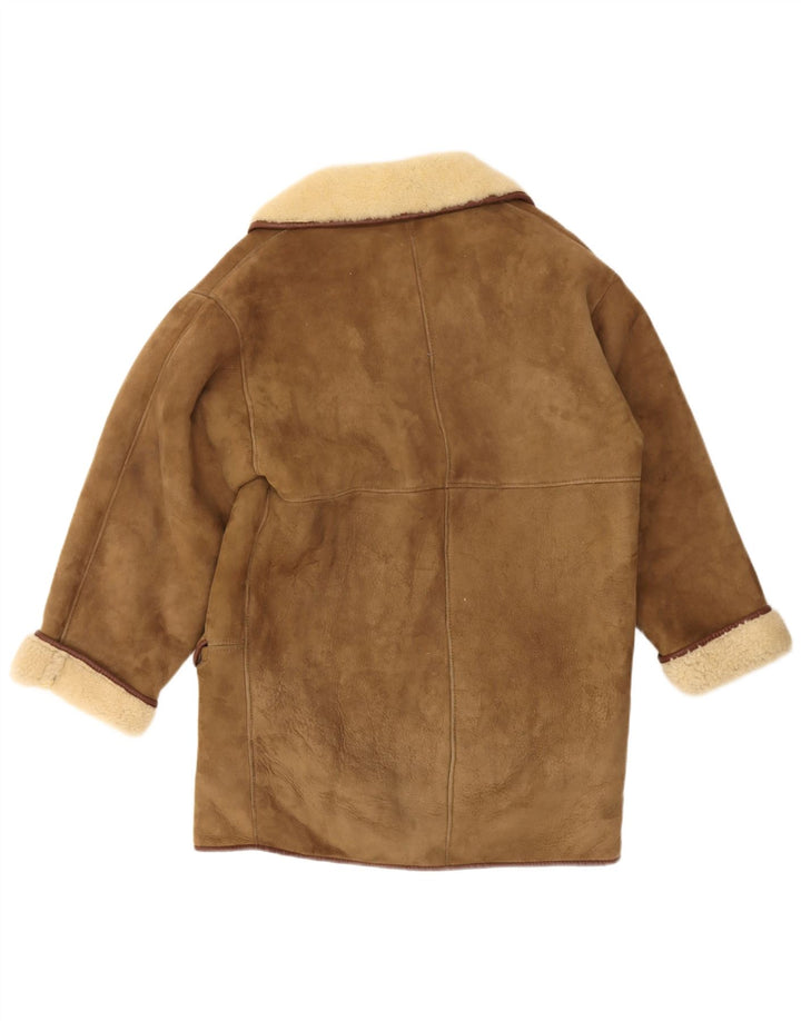 Casaco feminino Artisan Shearling UK 18 XL cáqui inverno