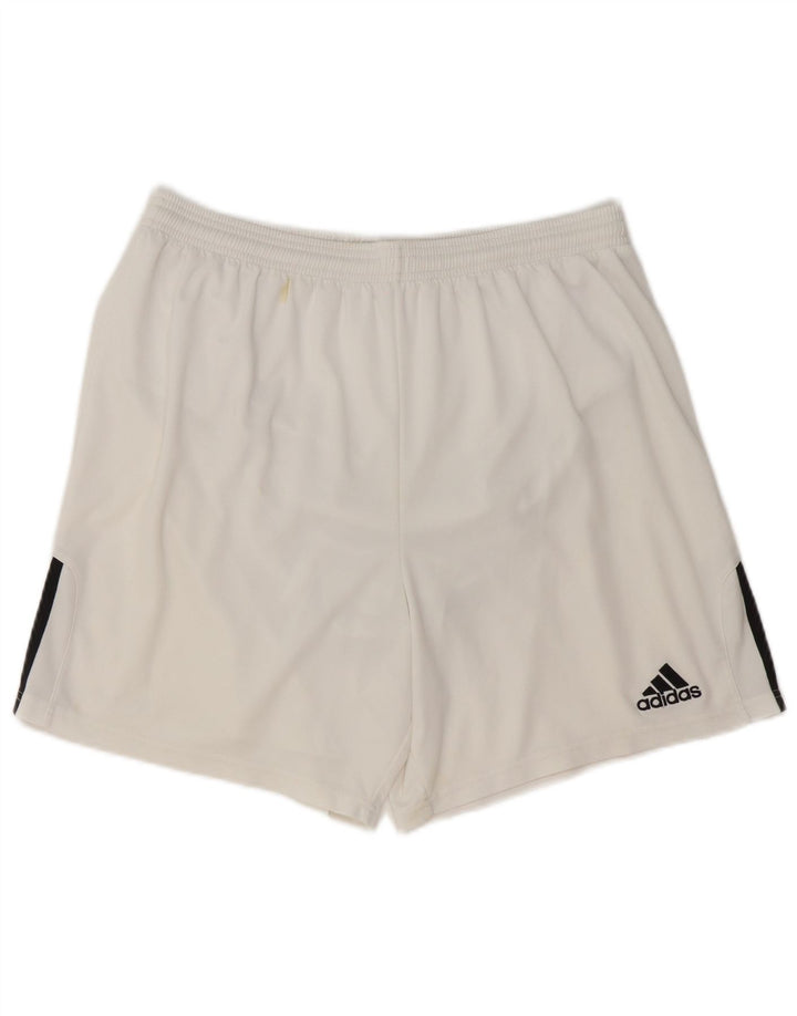 Adidas Mens Sport Shorts Grande Branco Colorblock Poliéster