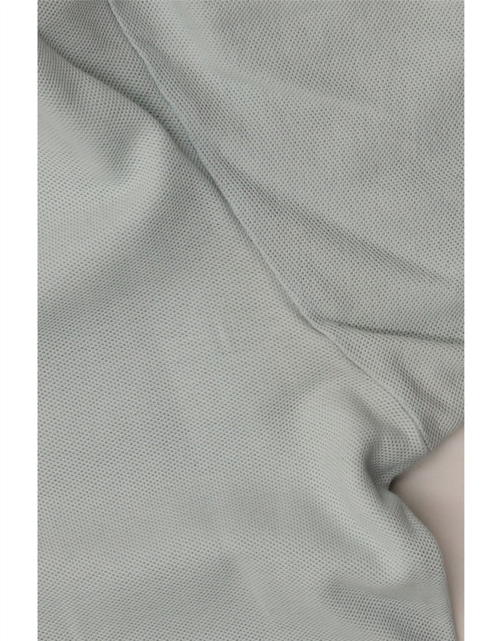 Camisa polo masculina de manga comprida FILA IT 52 grande algodão azul