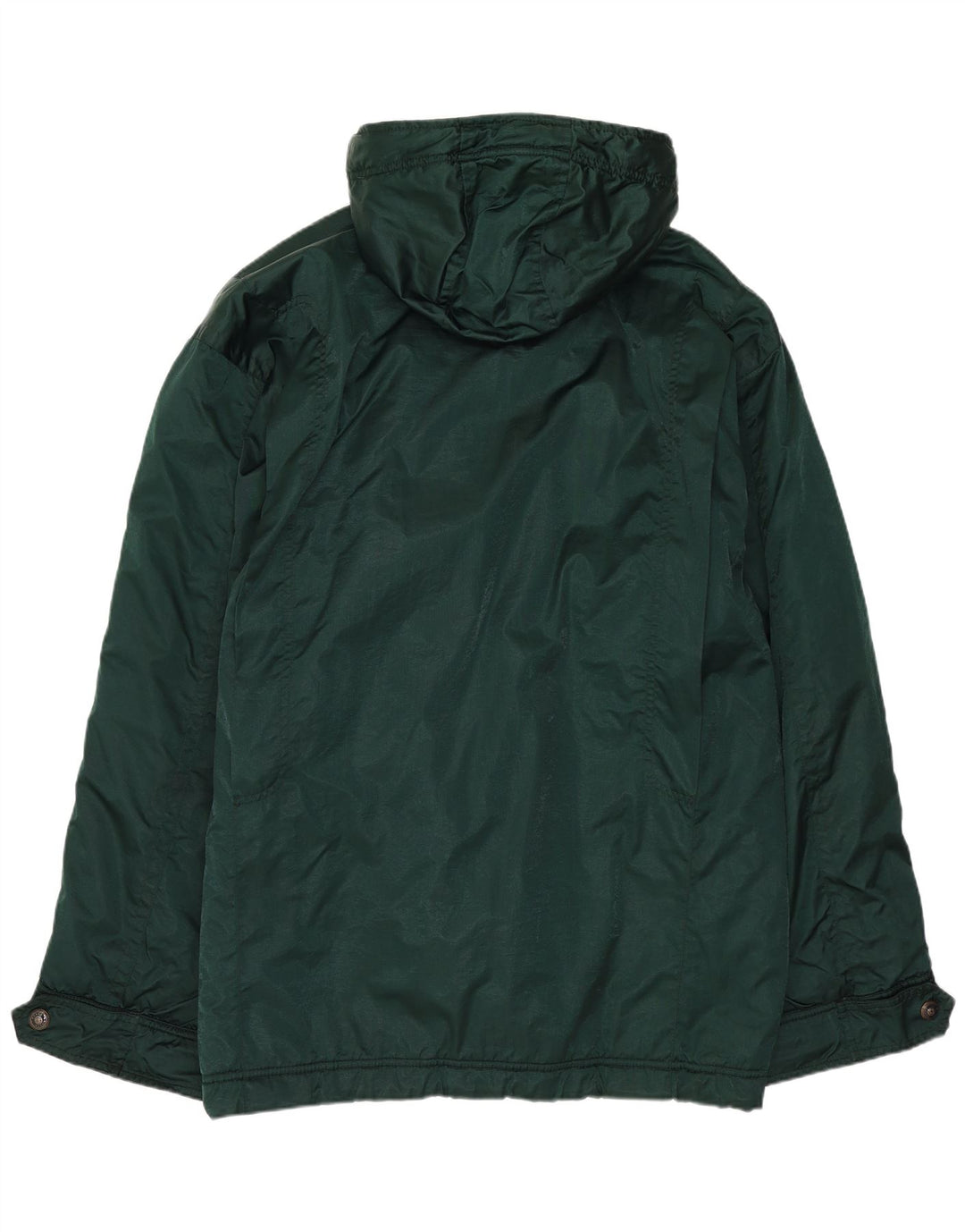 Belfe & Belfe Jaqueta corta-vento masculina com capuz IT 48 poliéster verde médio