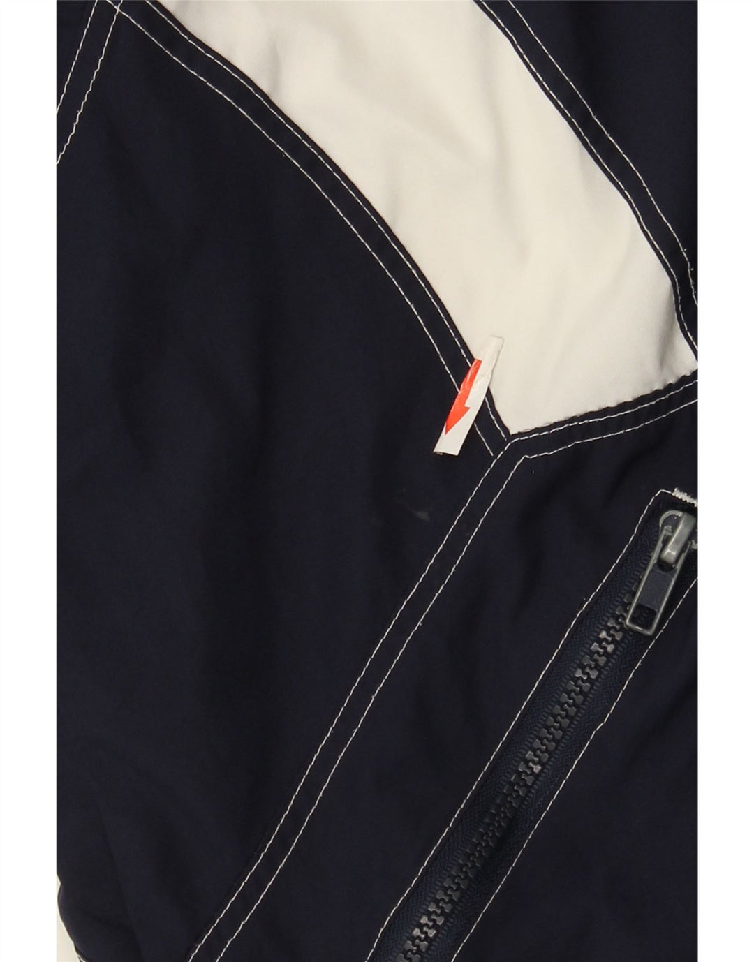 Jaqueta de treino masculina ativa grande bloco colorido azul marinho