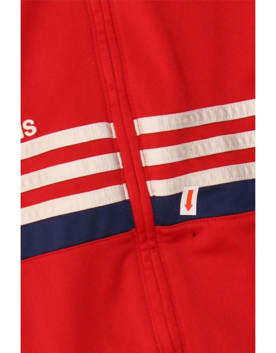 Adidas Meninos Graphic Tracksuit Top Jacket 13-14 Anos Poliéster Vermelho