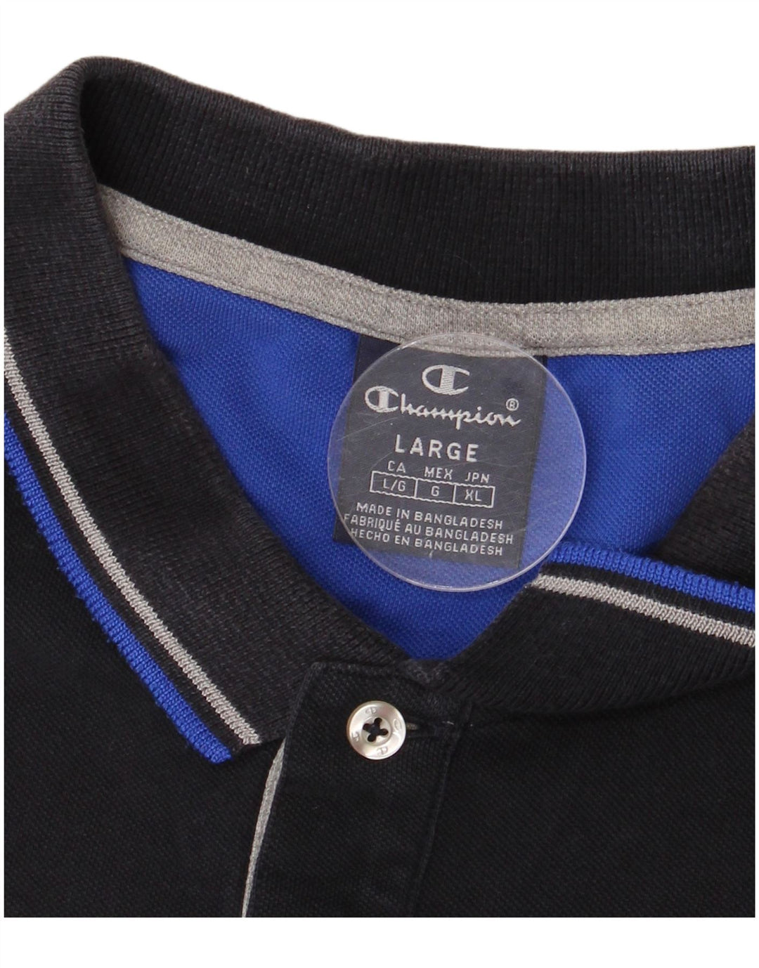 Camisa polo masculina CHAMPION grande azul marinho