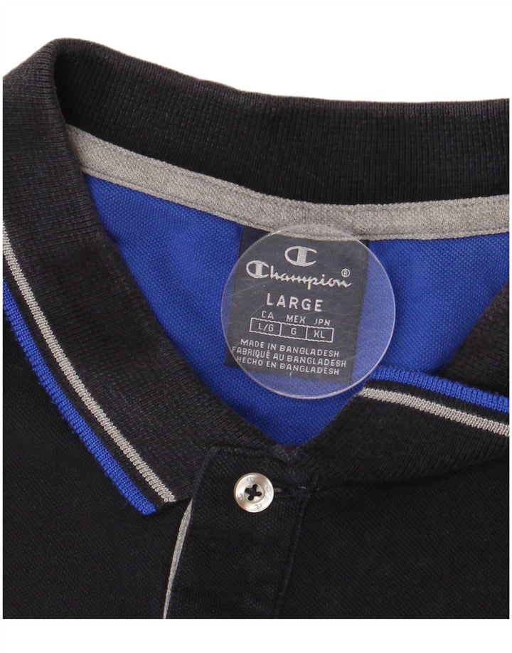 Camisa polo masculina CHAMPION grande azul marinho