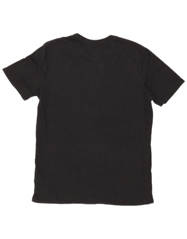 Camiseta Nike Masculina Athletic Cut Graphic Top Grande Algodão Preto