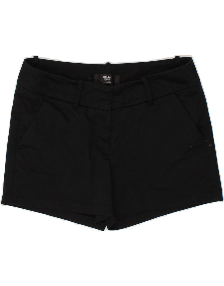 MOSSIMO Womens Stretch Chino Shorts US 4 Small W30  Black Cotton Vintage Mossimo and Second-Hand Mossimo from Messina Hembry 