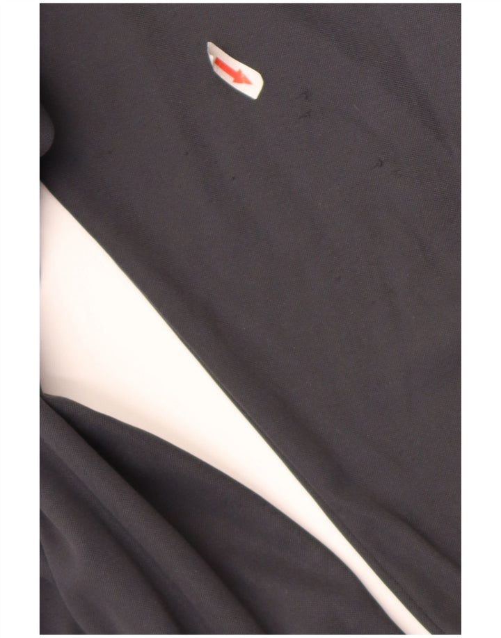 Adidas Mens Hoodie Jumper Médio Cinza Colourblock Poliéster