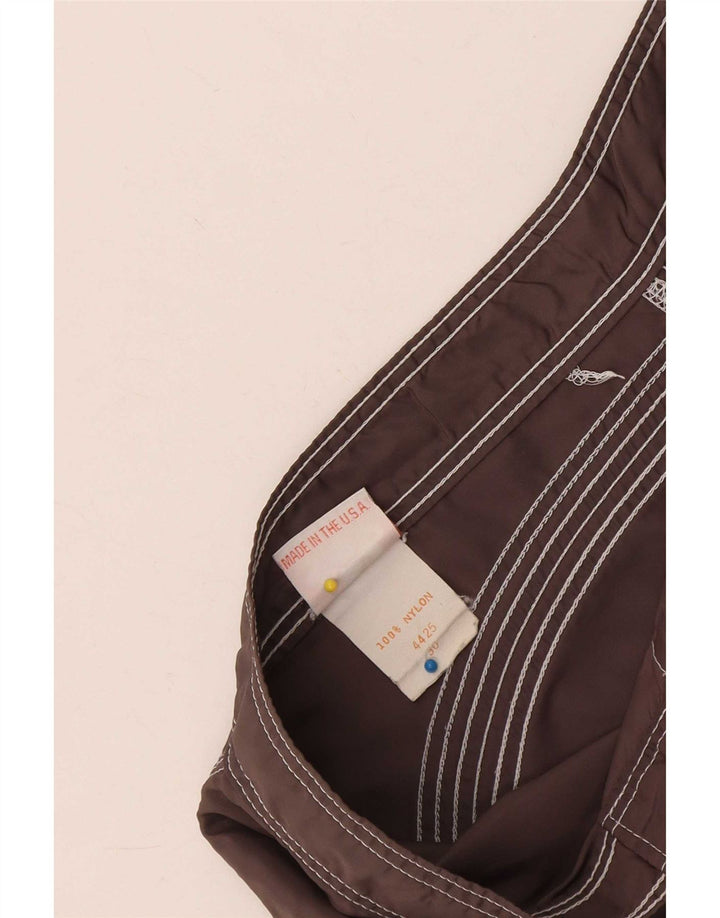 Sundek Mens Natação Shorts Médio Cinza Colourblock Nylon