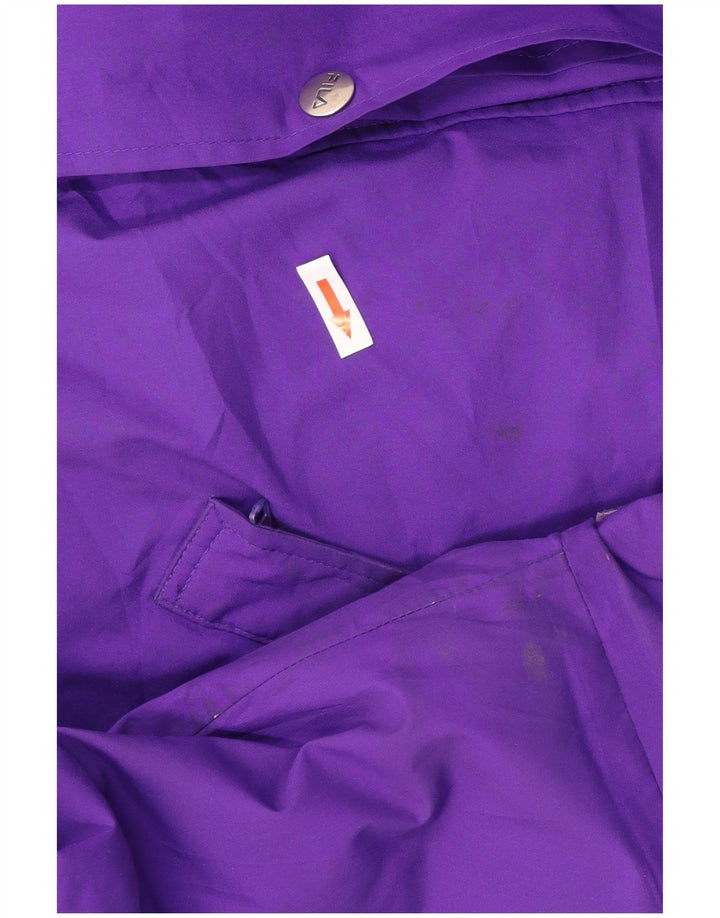 Jaqueta de esqui masculina FILA 2XL algodão roxo