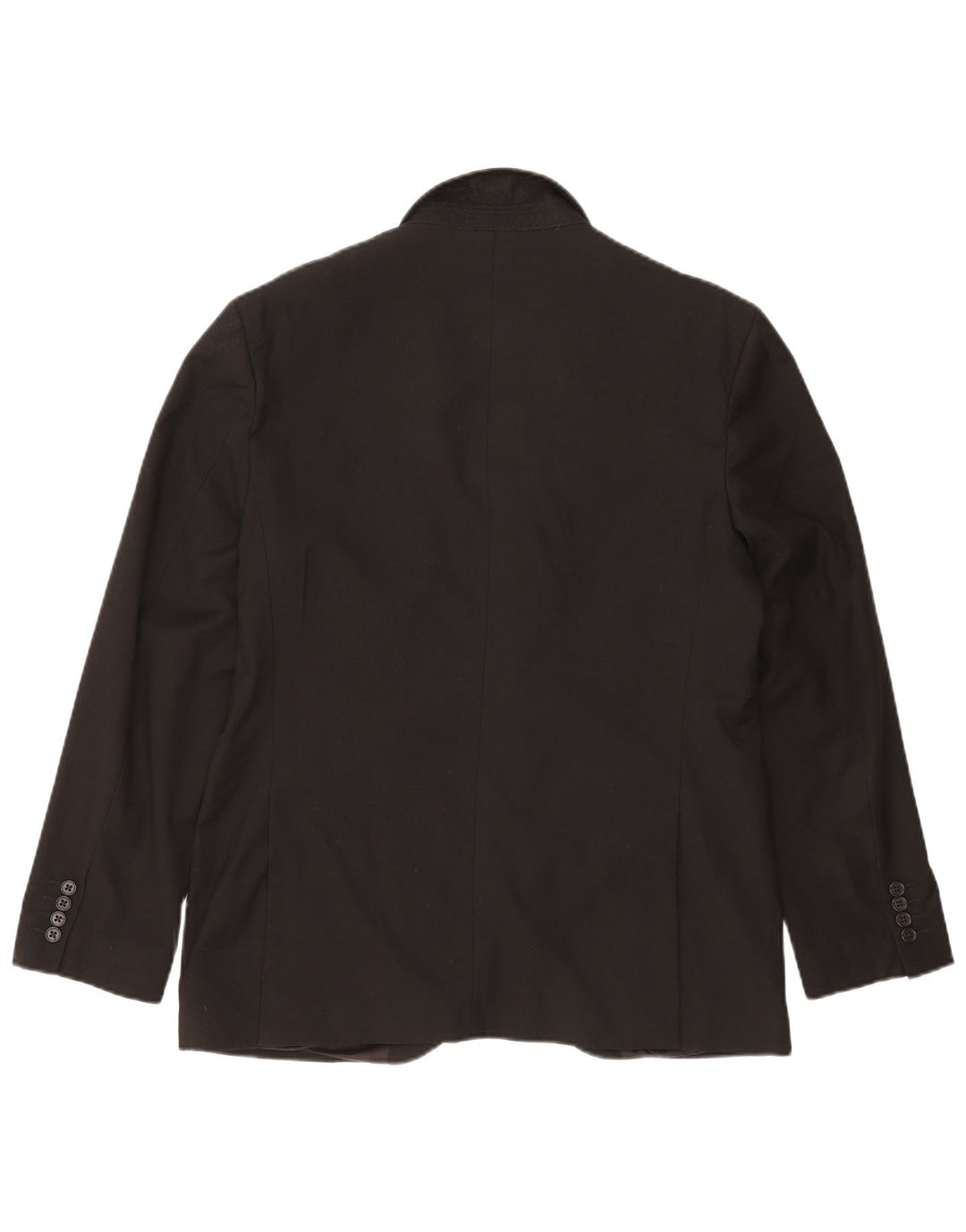 Jaqueta blazer masculina MARKS & SPENCER com 2 botões UK 40 poliéster preto médio