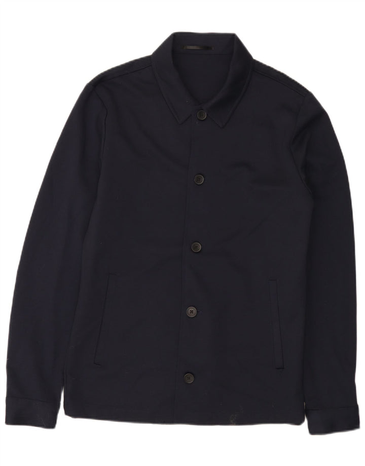 Jaqueta bomber masculina Jack & Jones Reino Unido 40 grande poliéster azul marinho