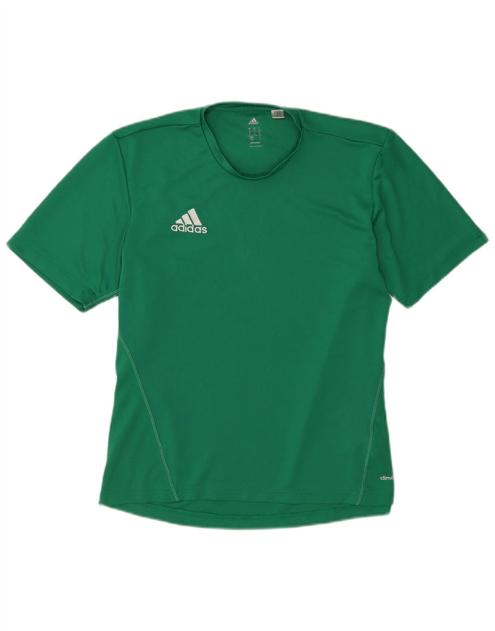 Camiseta Adidas Masculina Climalite Top Verde Médio Poliéster