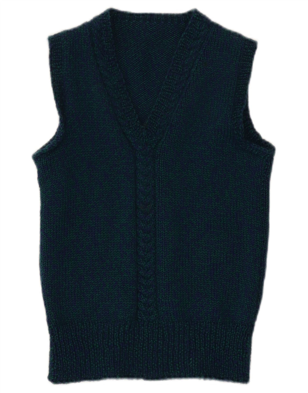 Colete feminino vintage regata XS azul marinho salpicado