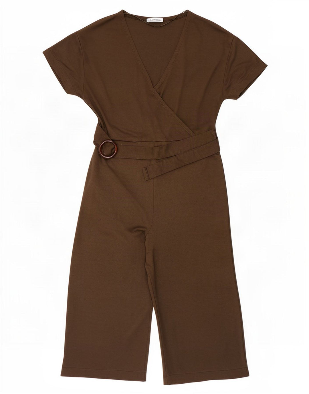 Zara Womens Trafaluc Macacão Reino Unido 12 Médio Caqui