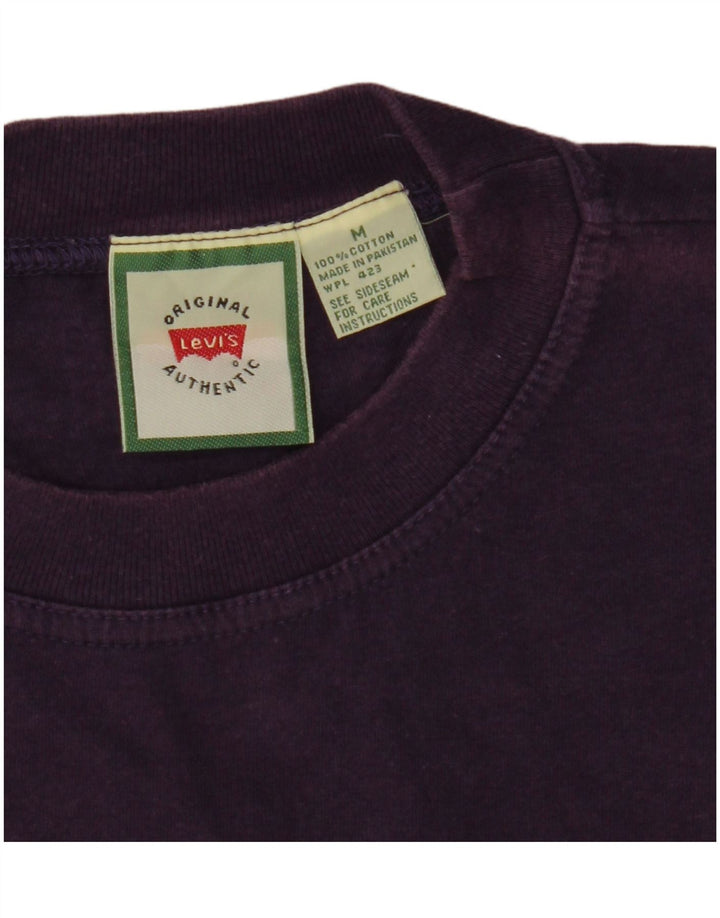 Camiseta masculina Levi's Top médio algodão roxo