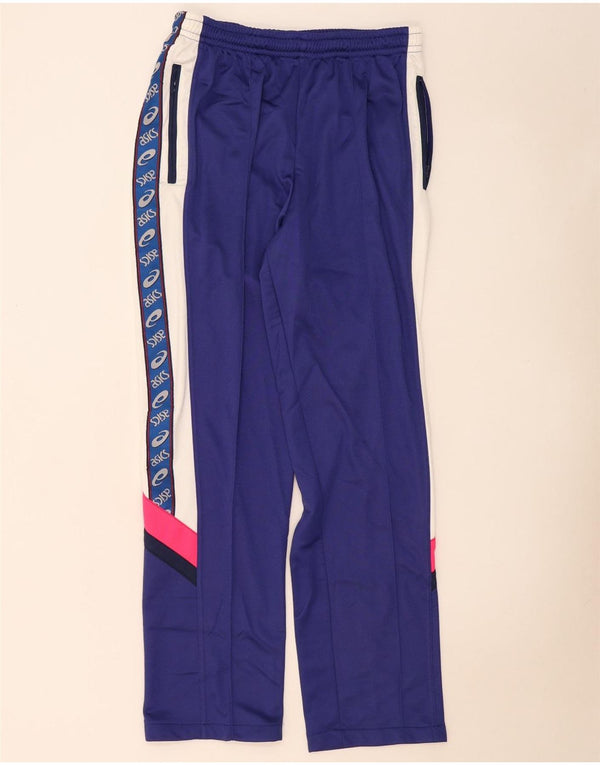 Calça de treino masculina Asics Graphic IT 54 XL azul marinho Colourblock