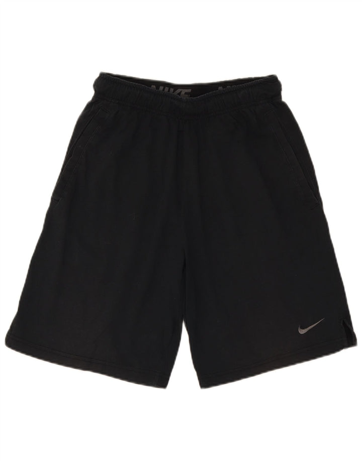 Nike Mens Dri Fit Sport Shorts Pequeno Algodão Preto