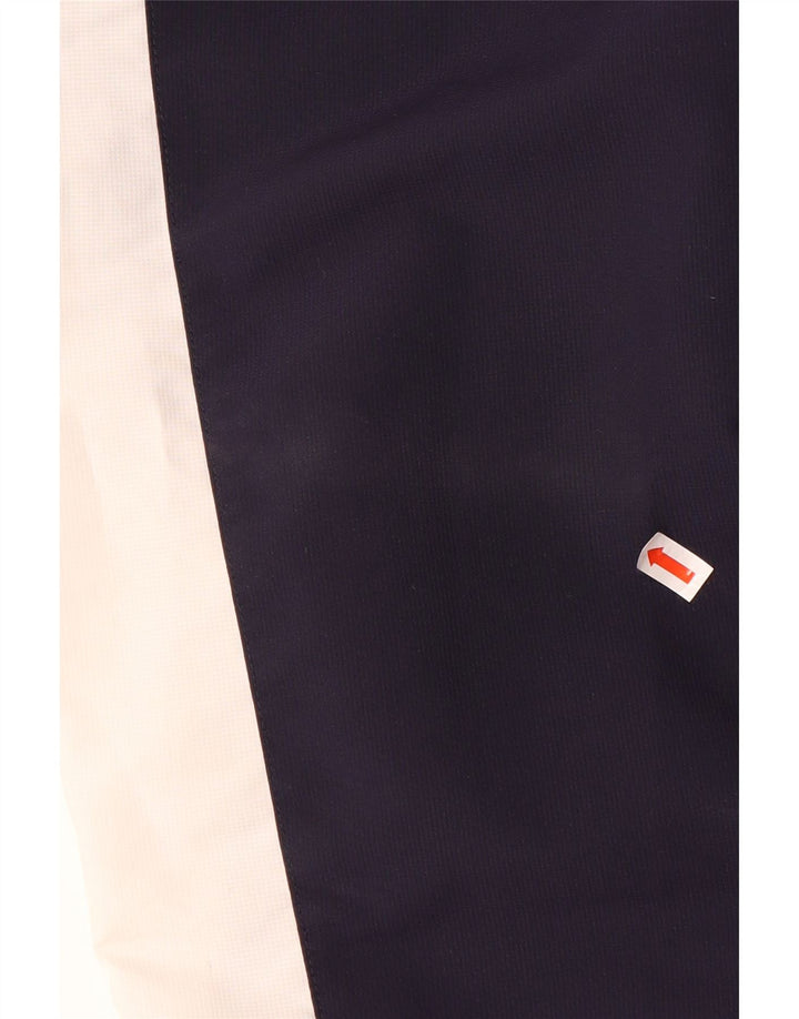 Calça de treino masculina Puma Joggers médio azul marinho Colourblock esportivo