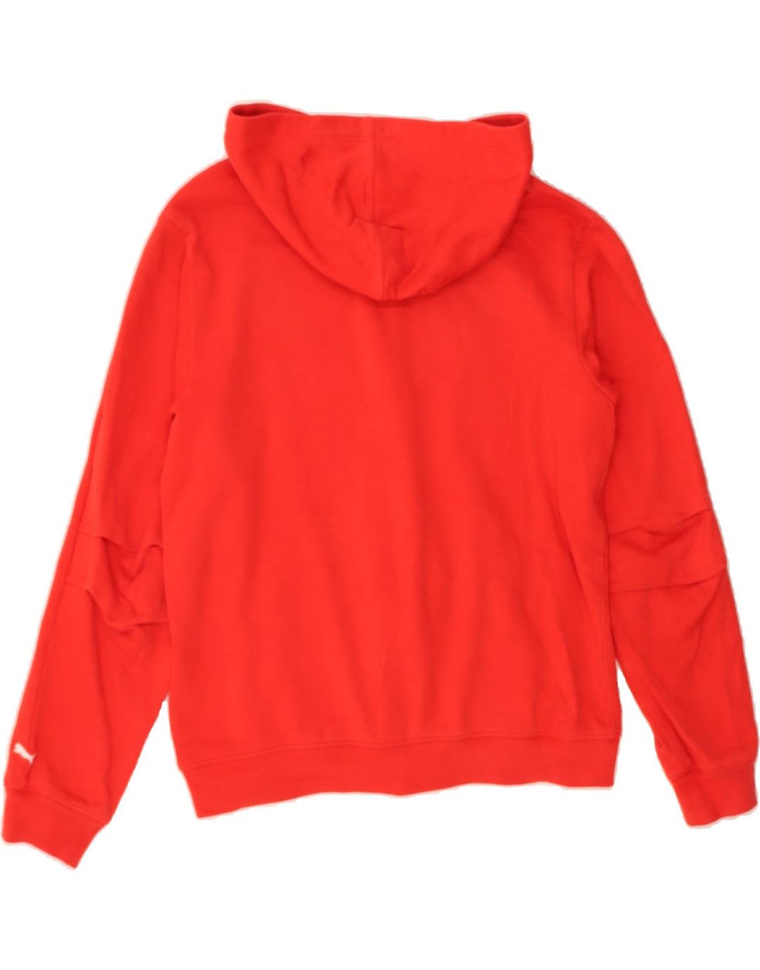 PUMA Boys Graphic Zip Hoodie Sweater 15-16 Years Red Cotton Vintage Puma and Second-Hand Puma from Messina Hembry 