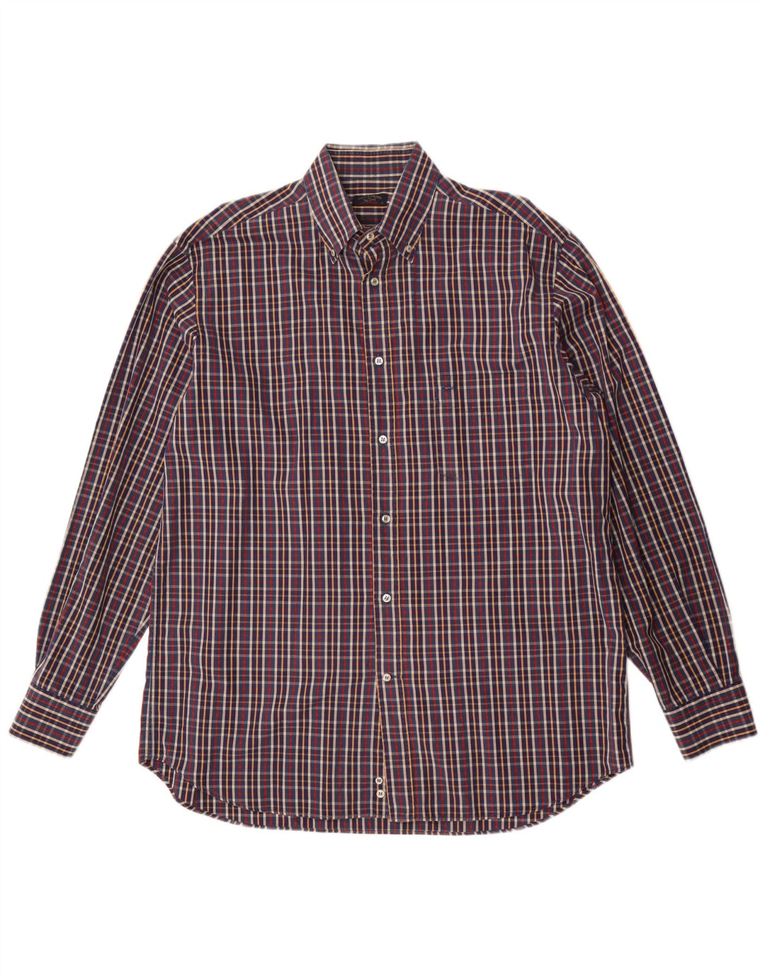 Camisa masculina Paul & Shark tamanho 42 grande xadrez multicolorida