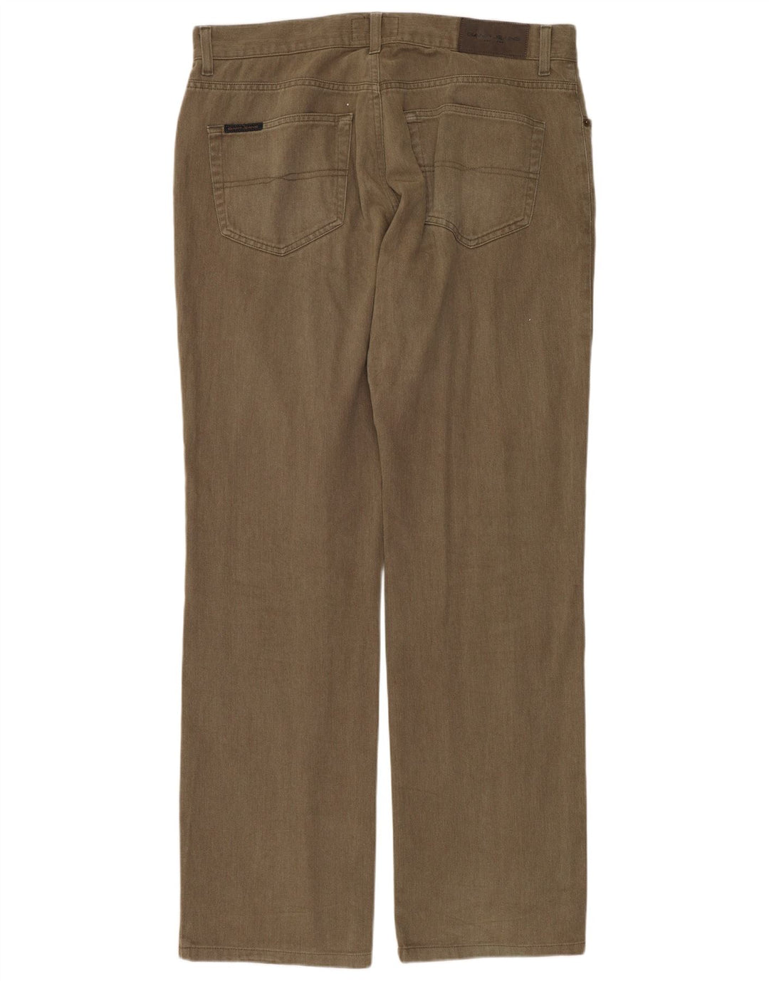 Calça jeans masculina GANT regular fit reta W36 L32 algodão cáqui