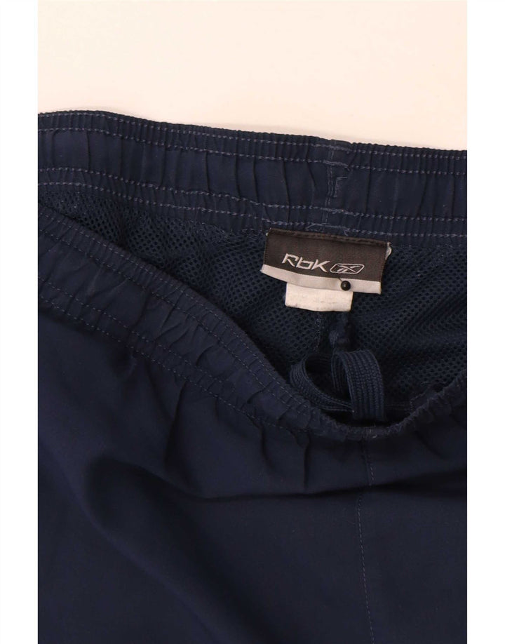 Calça de treino masculina Reebok Joggers grande azul marinho