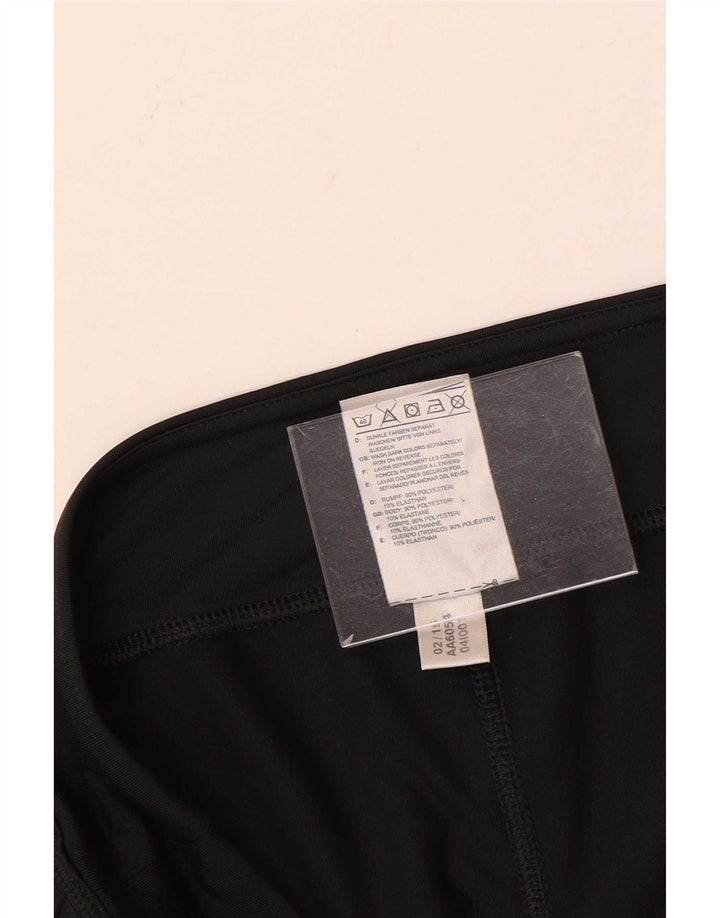 Adidas Womens Capri Leggings UK 16 Grande Poliéster Preto