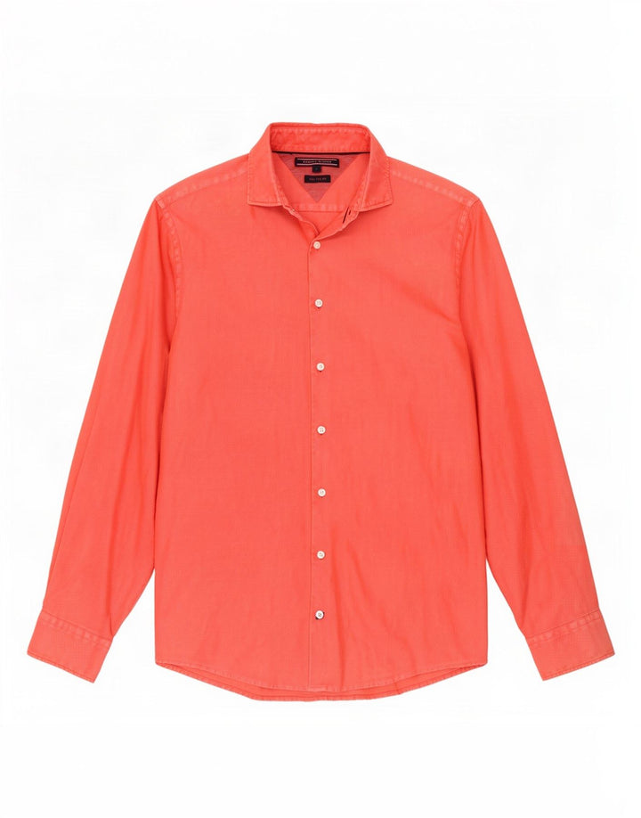 Camisa masculina Tommy Hilfiger grande algodão vermelho