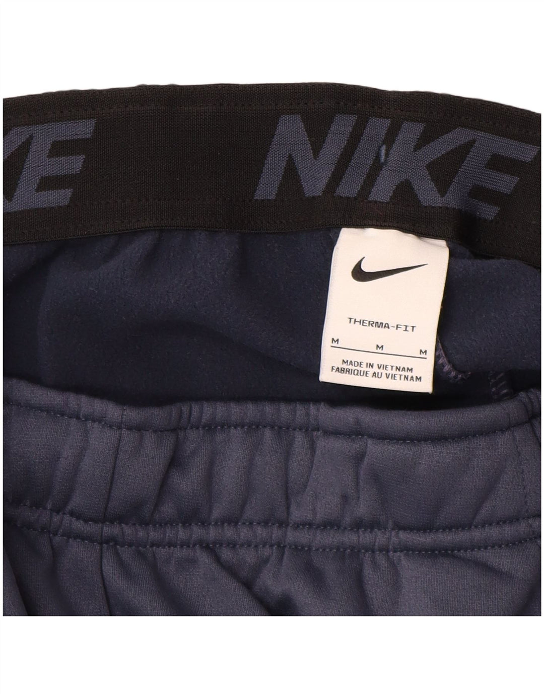 Calça de treino Nike masculina Therma-Fit joggers pequena azul marinho poliéster