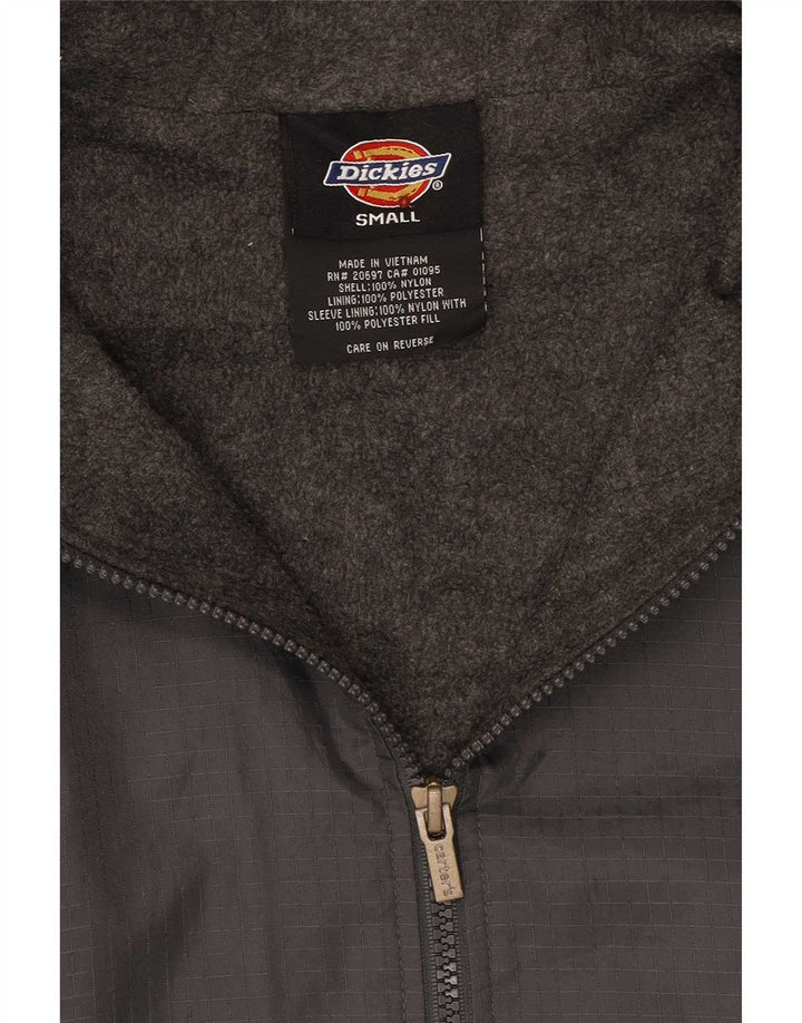 Jaqueta corta-vento masculina Dickies com capuz Reino Unido 36 poliéster cinza pequeno