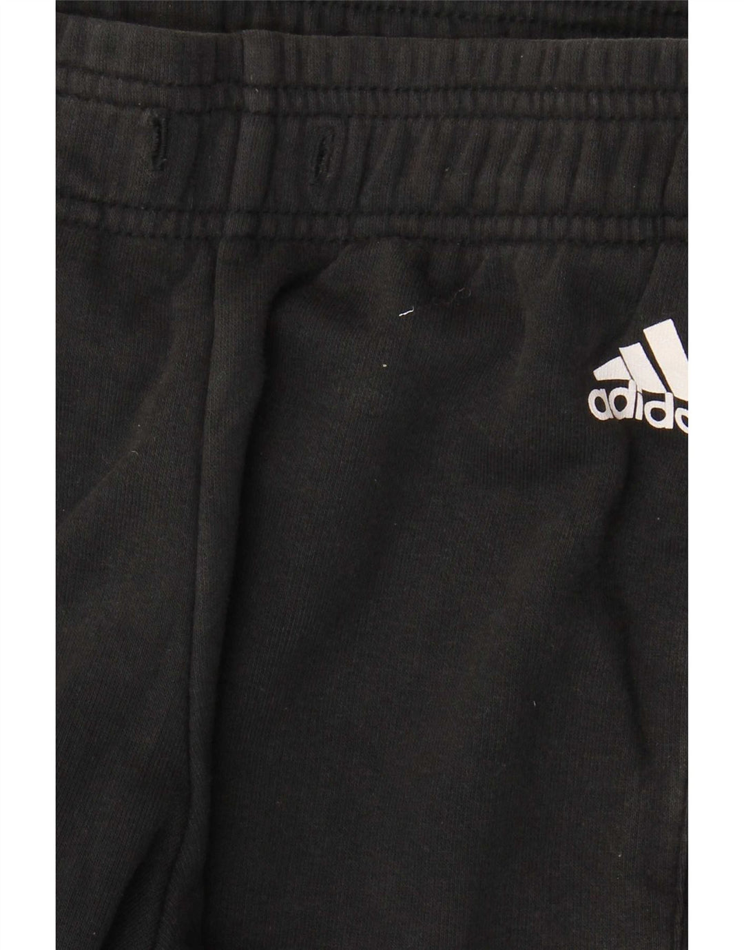 Adidas Mens Treino Calças Joggers Pequeno Algodão Preto