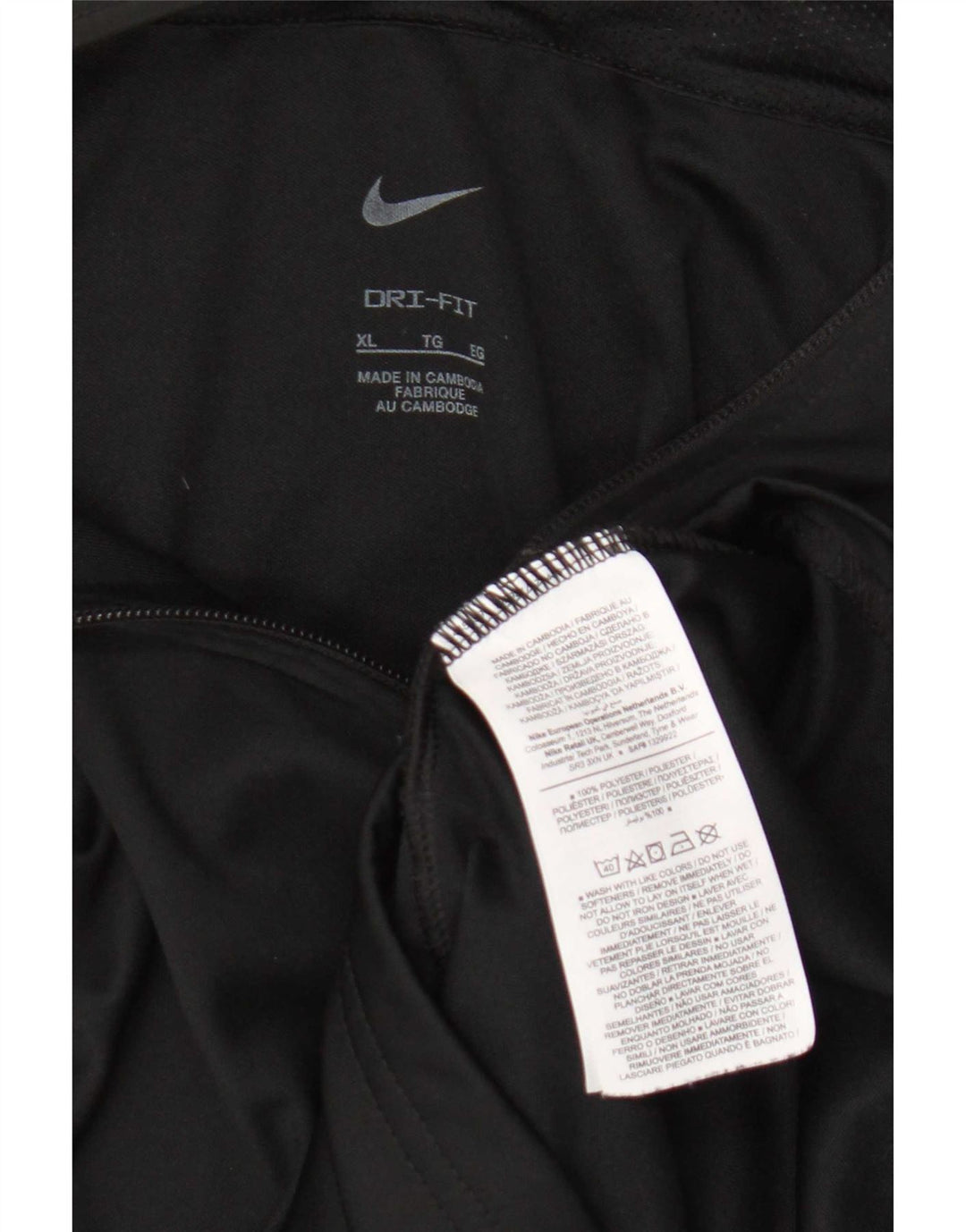 Jaqueta Nike Masculina Dri Fit Tracksuit XL Preto Poliéster