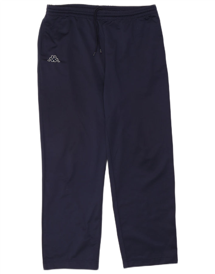 Calça de treino masculina Kappa 2XL poliéster azul marinho