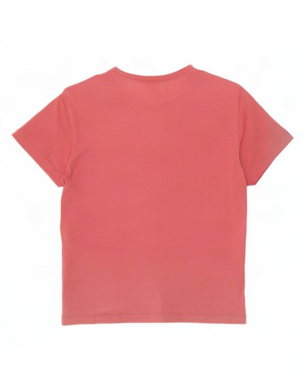 Camiseta masculina regular Gant grande algodão rosa