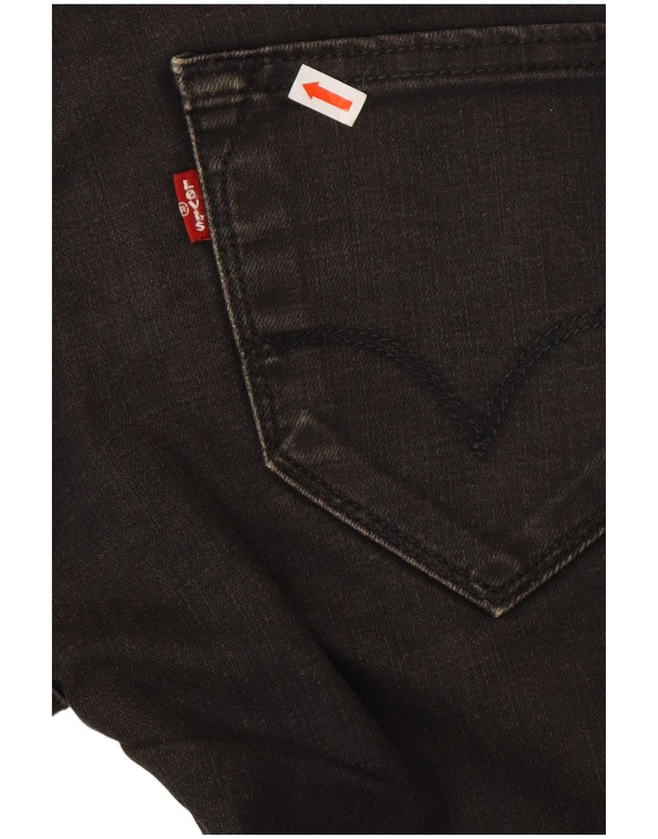 Levi's feminino 519 slim jeans w29 l32 algodão cinza