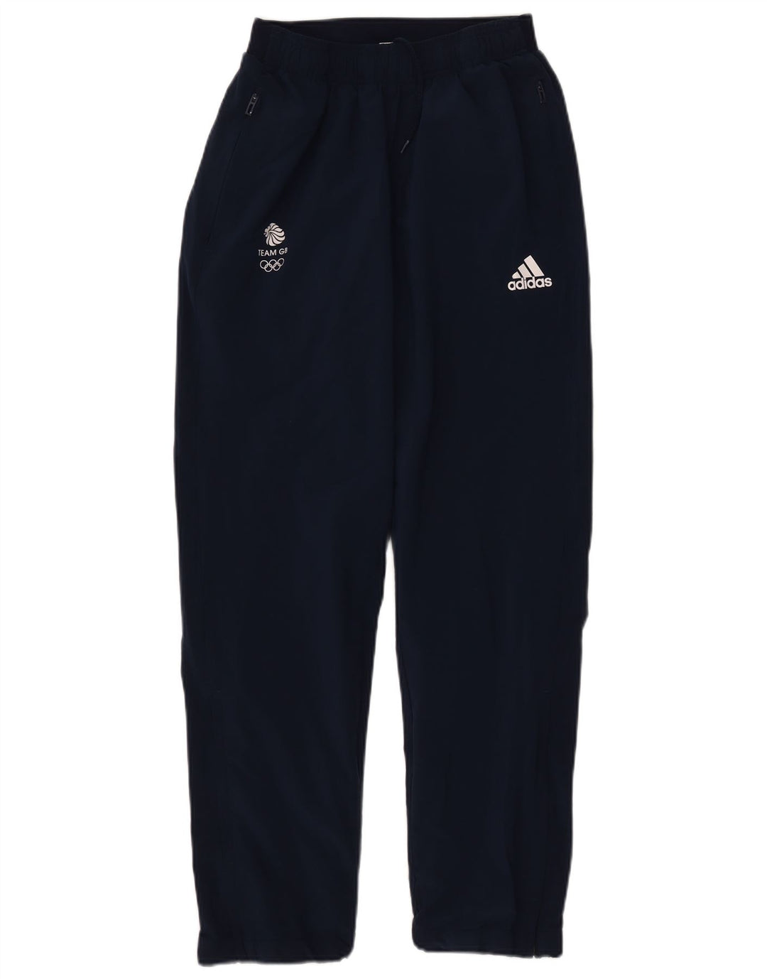 Calça de treino masculina Adidas Team GB médio azul marinho poliéster