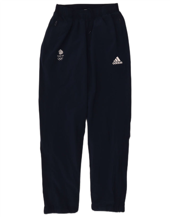 Calça de treino masculina Adidas Team GB médio azul marinho poliéster